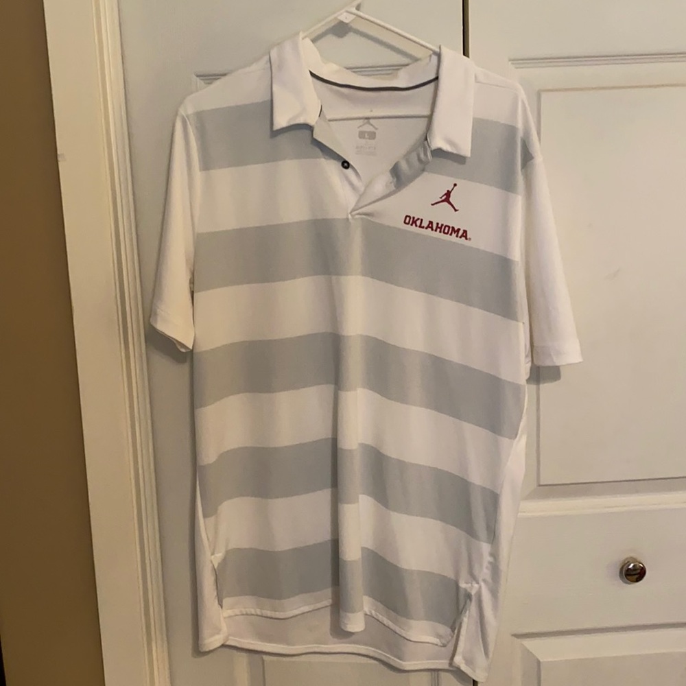 OU Jordan polo - men’s L